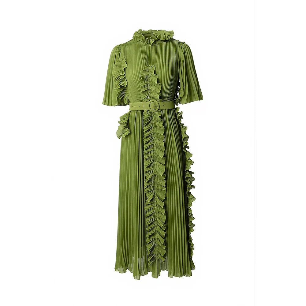 2 color pleats dress SAMAH Two Colorways SOLERSUN Women's Winter Fashion Multi/Misc Collection: Nevada Size:1-2 Years (90cm)